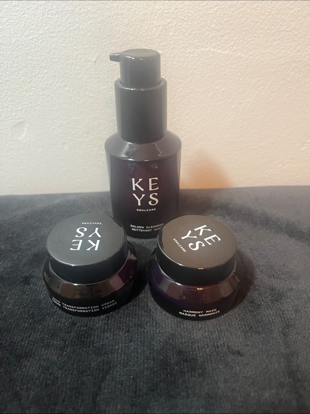 KEYS SOULCARE SKIN CARE SET OF 3 facial mask cleanser new